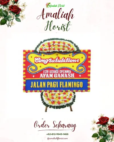 Bunga Papan Congratulation di Lengkong